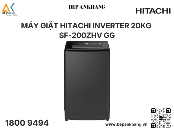 Máy giặt Hitachi Inverter 20kg - SF-200ZHV GG